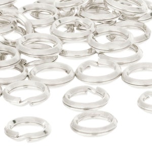 10 Pcs Bag of 5 mm Silver Split Ring (SS4003205)