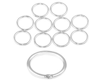 20 Pcs 5 mm 22g Silver Closed Jump Rings (SS22GCJR05)