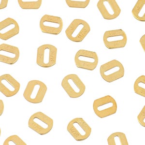5 Pcs Bag of 4.2x3.3 mm 14K Gold Filled Quality Tags (GF4001QT) image 2