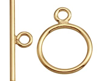 1 Set 10 mm 14K Gold Filled Toggle Clasps (GF4004010)