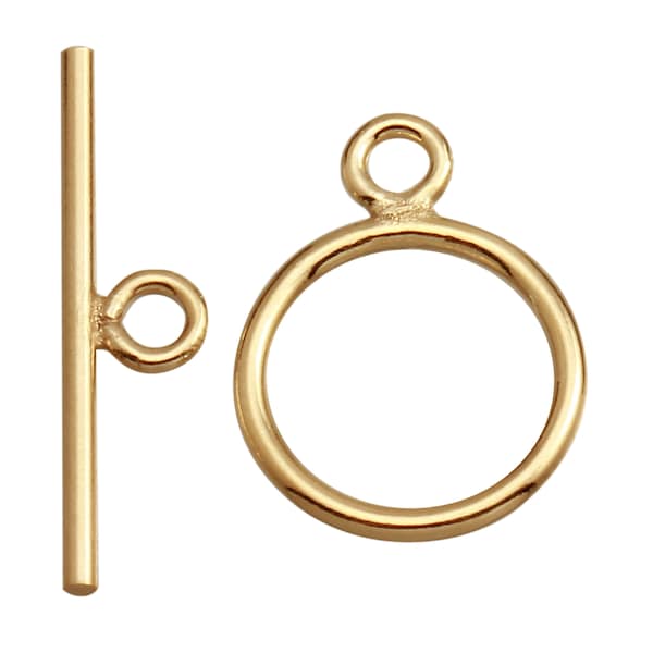 1 Set 10 mm 14K Gold Filled Toggle Clasps (GF4004010)