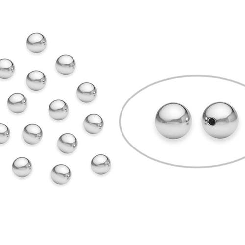 Sterling Silver Beads Sterling Silver Seamless Round Ball Etsy