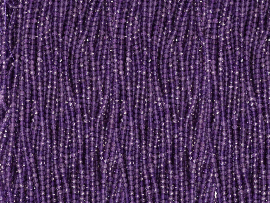 30 Perles Facettes De Bohème En Améthyste 8mm - Marque Preciosa, Fabriqué En France