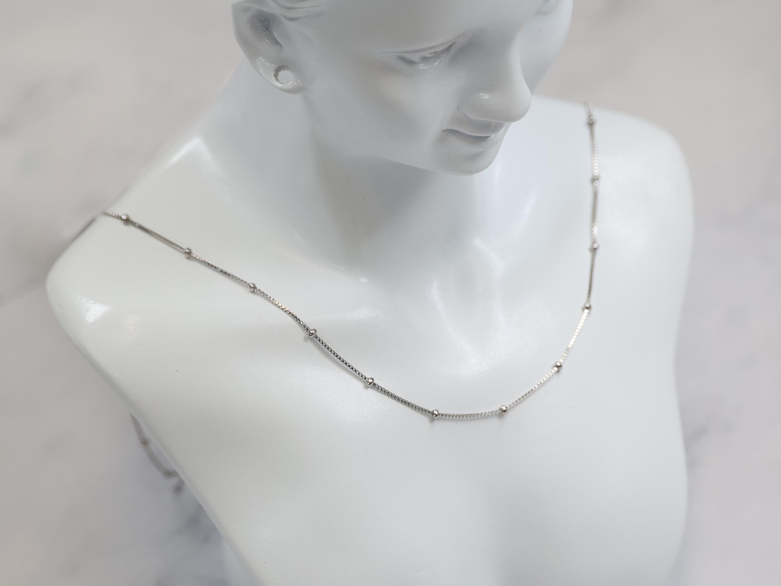 Collana Astor con maglie a catena grande in ottone placcato in metallo