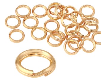 5 Pc Bag of 5 mm 14K Gold Filled Split Rings (2040060051)