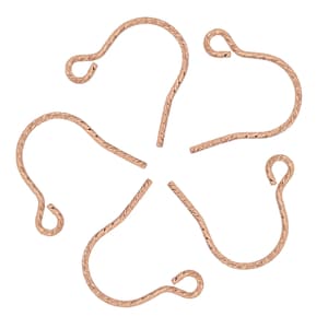 14K Rose G/Filled Faceted Earwire (RGF4001409) Priced Per Pair