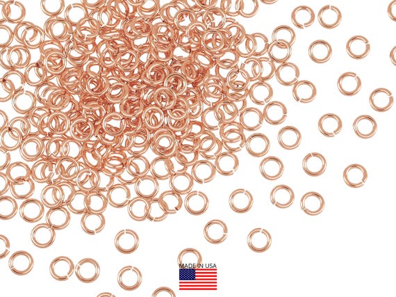 20 Pcs 4 mm 20g 14K Rose Gold Filled Jump Ring (RGF4008204)