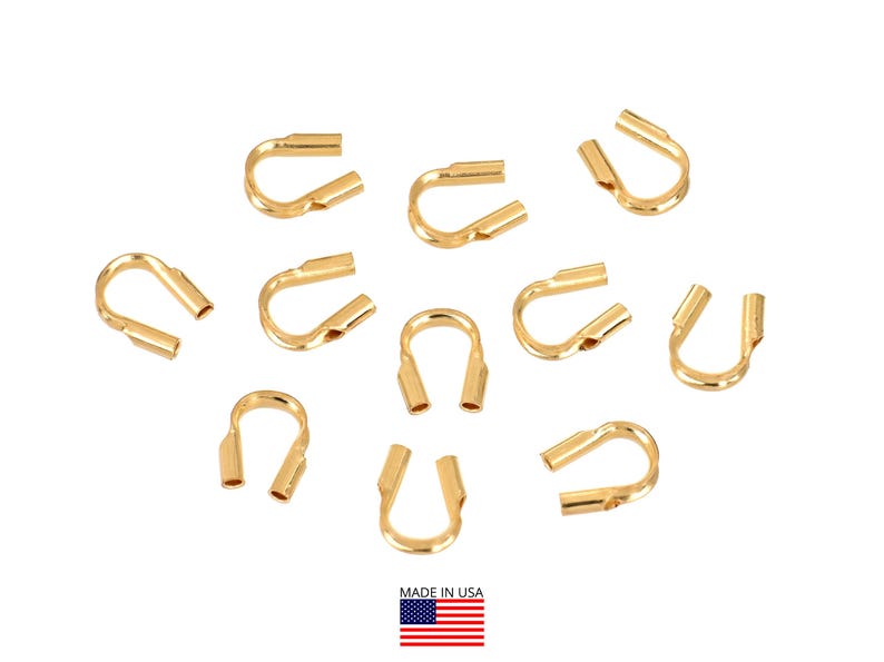 14K gold filled kabelhuls 0,53 mm - 10 stuks (GF4003901) afbeelding 1