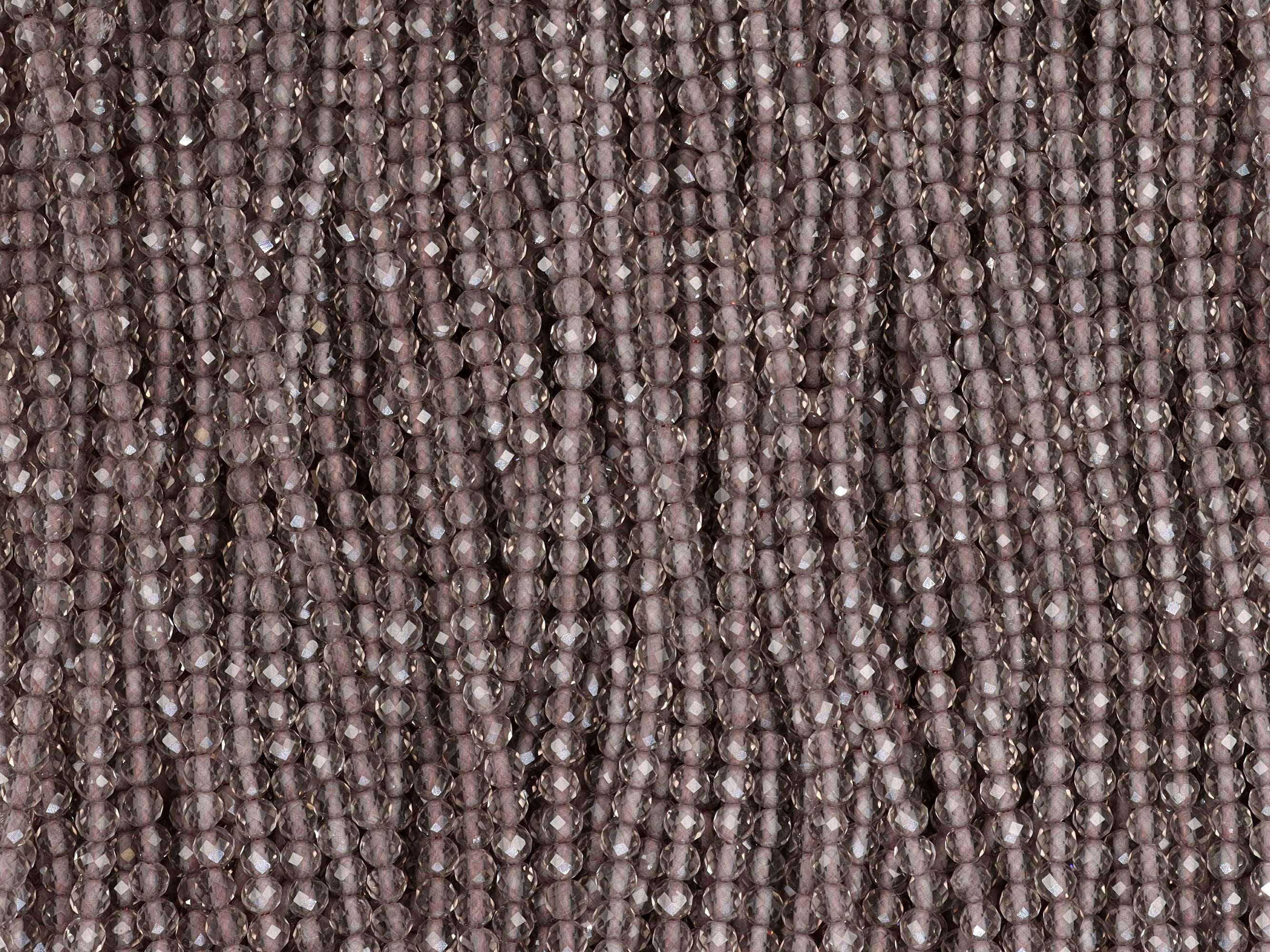 スモーキークォーツ ラウンドファセットビーズ 3 MM (SM100115) - Etsy