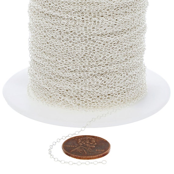 925 Sterling Silver Flat Cable Chain, 20 In, Gold-plated | Online Sales - Foto 5