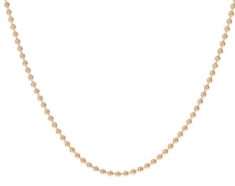 1 Mm 14k Gold Filled Ball Chain 