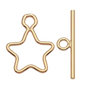 14k Gold Filled Star Toggle Clasp 10mm - 1 Set (GF4004012)