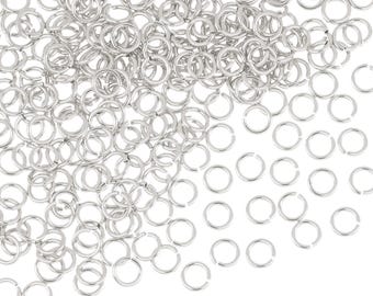 Sterling Silver Open Jump Rings - 22g 4mm 20 Pcs (SS22GOJR04)