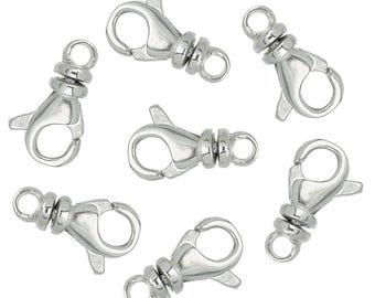 1 Pc 4.5x10.6 mm Silver Swivel Clasp  (SS4002710)