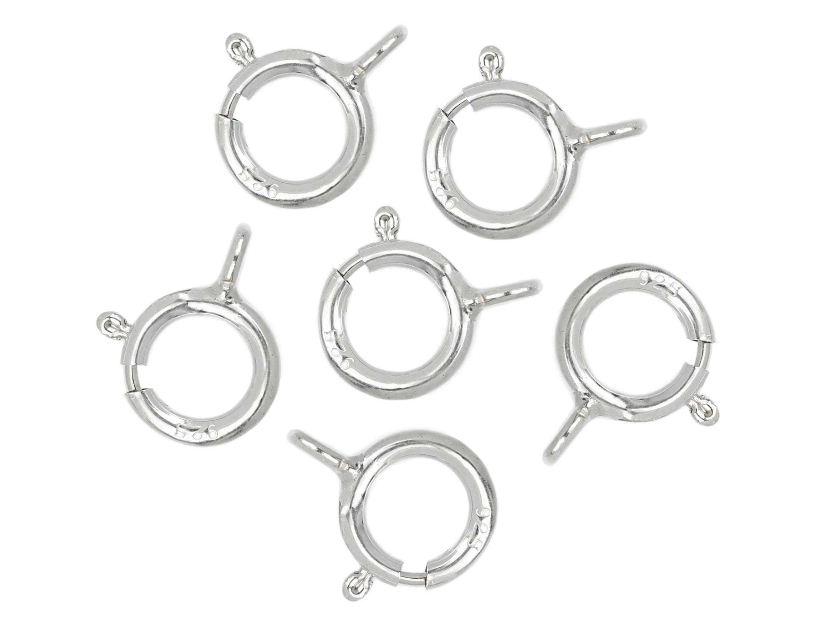 Lot De 6 Fermoirs De Qualité - Pour Bijoux, Cartes, Accessoires - Neufs