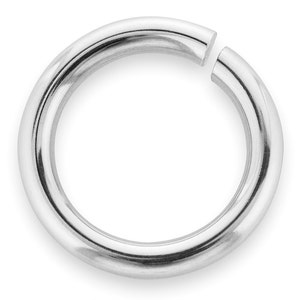 20 Pcs Bag of 4 mm 22g Silver Open Jump Rings (SS22GOJR04)