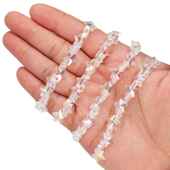 Bracelet Beads Star Shaped Crystal Beads Star Shaped Glass Beads