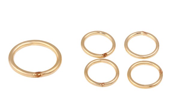 10 Pcs 6 Mm 22ga 14K Gold Filled Closed Jump Rings - Etsy