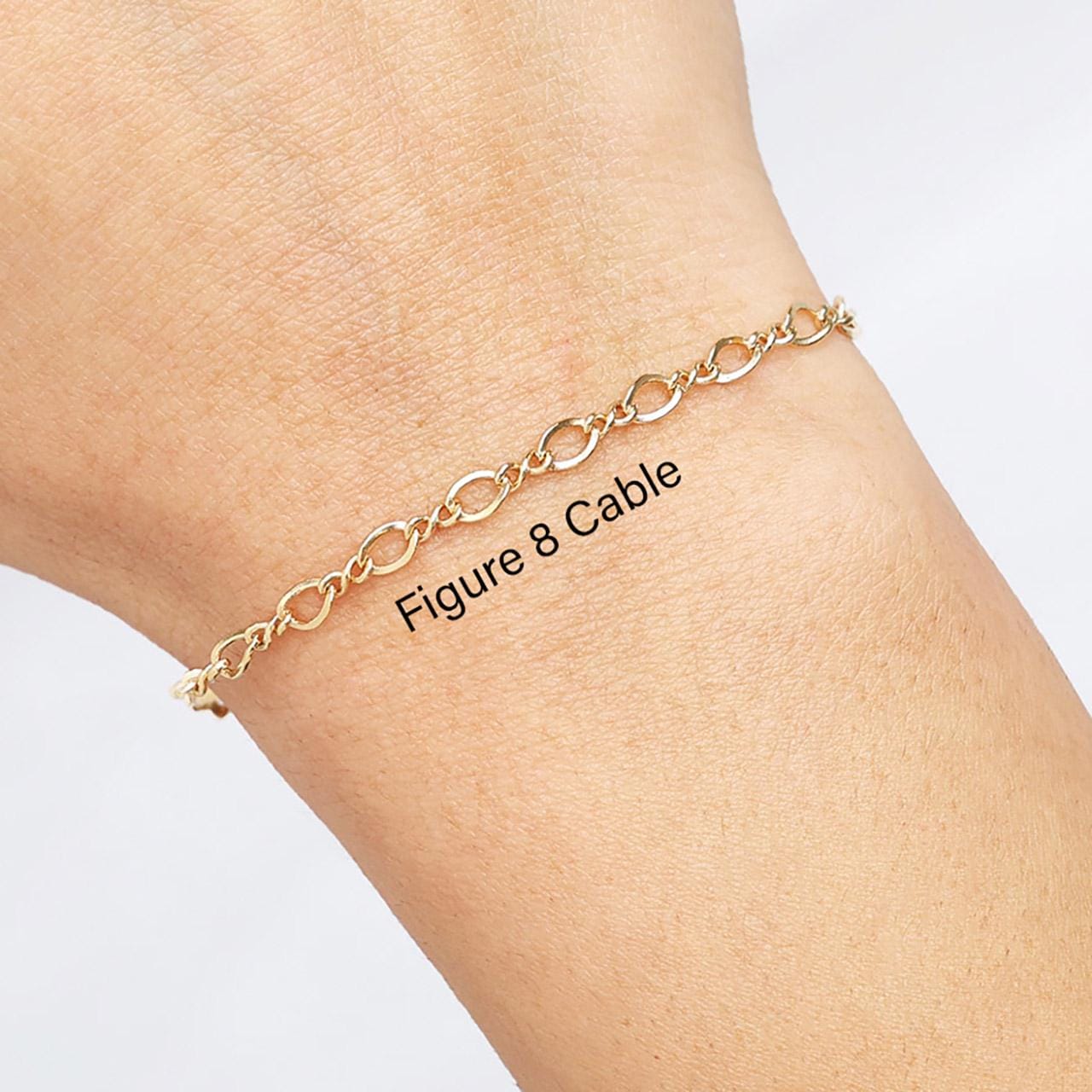 14k Gold Filled Bracelet Multiple Styles Available. Made in