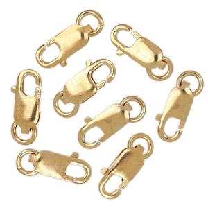 3x8 mm 14K Gold Filled Lobster With Open Ring (GF4002201) Made In Italy