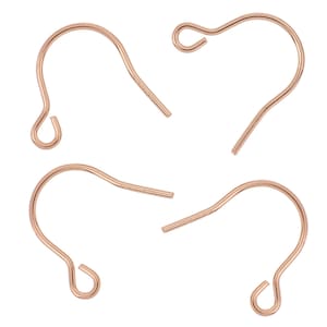 14K Rose G/Filled Short Earwire (RGF4001403) Priced Per 2 Pairs