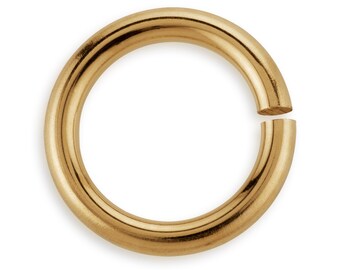 20 Pc 4 mm 22 Gauge 14K Gold Filled Open Jump Rings (GF22GOJR04)