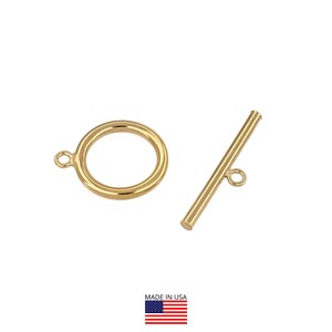 14k Gold Filled Toggle Clasp 15mm - 1 Set (GF4004001)