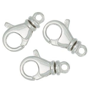 1 Pc Bag of  9.5x19 mm Silver Swivel Clasp  (SS4002714)