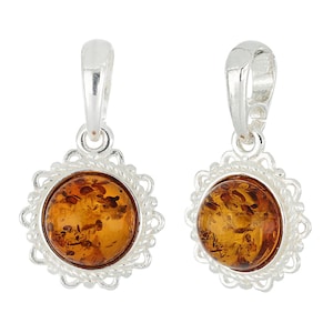 1 Pc Bag of 14.7x12.8 mm Baltic Amber Sun Pendant(GSP100338)