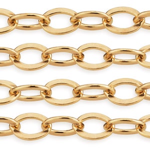 1.6x2.1 mm 14K Gold Filled Bulk Flat Cable Chain GF916F image 3