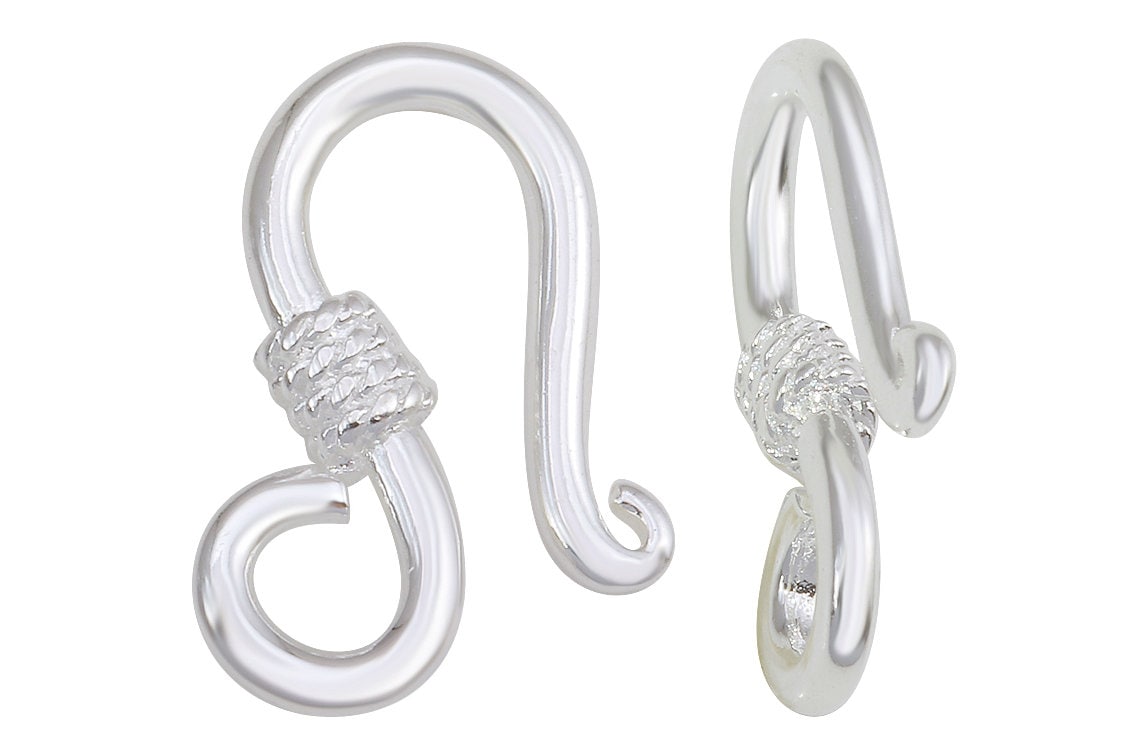期間限定30％OFF! 2 Pair, 1 Pcs Hook Silver Sterling Mm 15.5X5.5 of Bag 小物