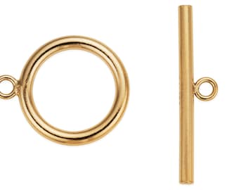 1 Set Bag of 20 mm 14K Gold Filled Toggle Clasp (GF4004003)