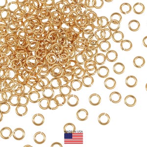 14K gold filled open ringetjes, dikte 20,4 mm, 10 stuks (GF20GOJR04)