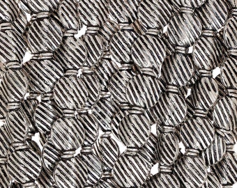 8 Inch Strand 12MM Antique Textured Coin Bead(BMA520403)