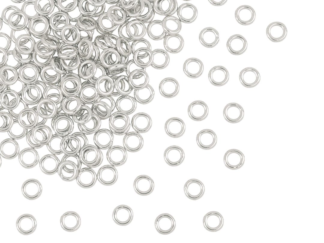 Sterling Silver Closed Jump Rings - 19g 4mm 10 Pcs (SS19GCJR04) - Etsy