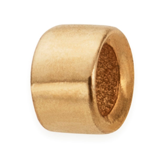 50 Pcs 1.6x1 mm 14K Gold Filled Crimp Beads (GF4005102)