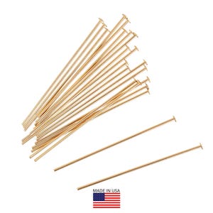 10-delige 1,5 inch 20 gauge 14k gold filled stiften (GF20G15H10)