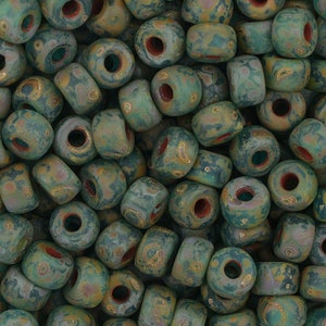 Matubo™ 2/0 Seed Beads - Aquamarine Travertin(CH1700003)