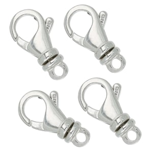 Sterling Silver Swivel Clasp 7.5x16mm - 1 Pc (SS4002713)