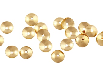 4 mm 14K Gold Filled Round Bead Caps 18 to 20 Pcs Quantity (GF4004609)