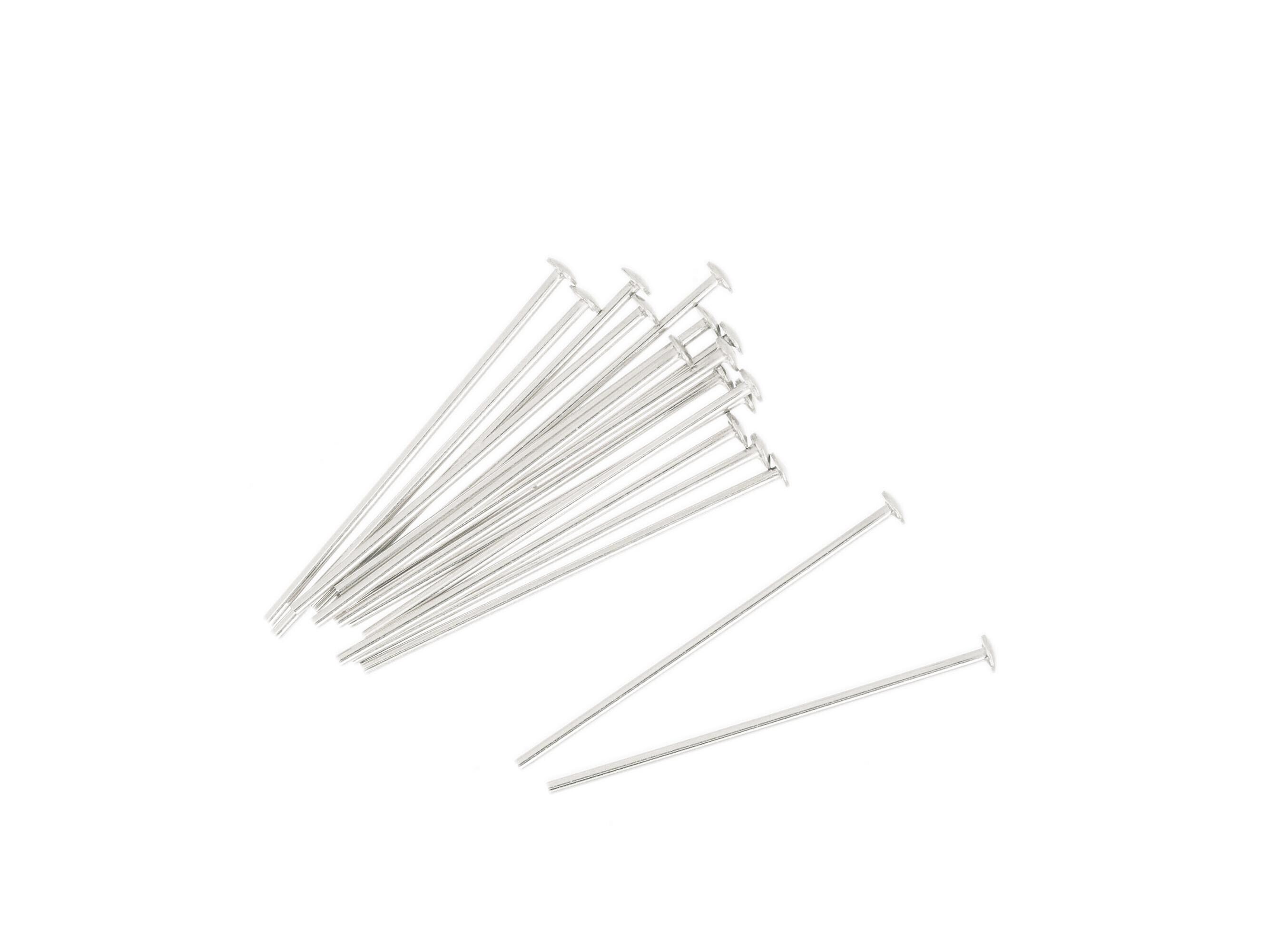 【本日限定価格】Needles PIN-925 SILVER Pipillion Sterling Silver Loop Head Pins, 1.6'', 18ga Long Pin (length