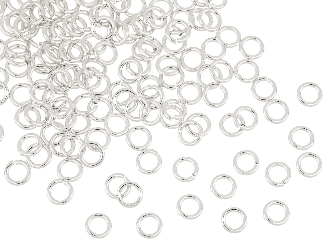 Sterling Silver Open Jump Rings - 18g 5mm 10 Pcs (SS18GOJR05) - Etsy