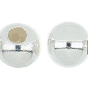 10 Pcs 3 mm Sterling Silver Silicone Beads (SS550102) image 3