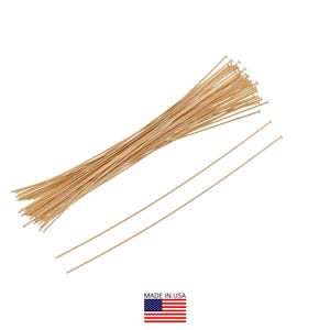 10 Pc 3 Inch 24 Gauge 14k Gold Filled Head Pins (GF24G30H10)