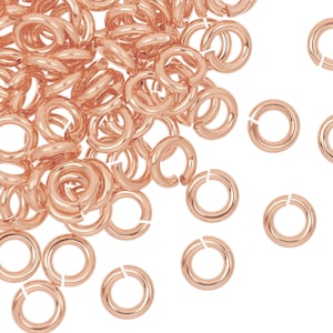 20 Pcs Bag of  3.5 mm 20g 14K Rose G/Filled Jump Ring (RGF40082035)