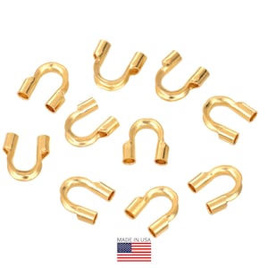 Cosses de câble en or 14 carats 1,14 mm - 10 pièces (GF4003903)