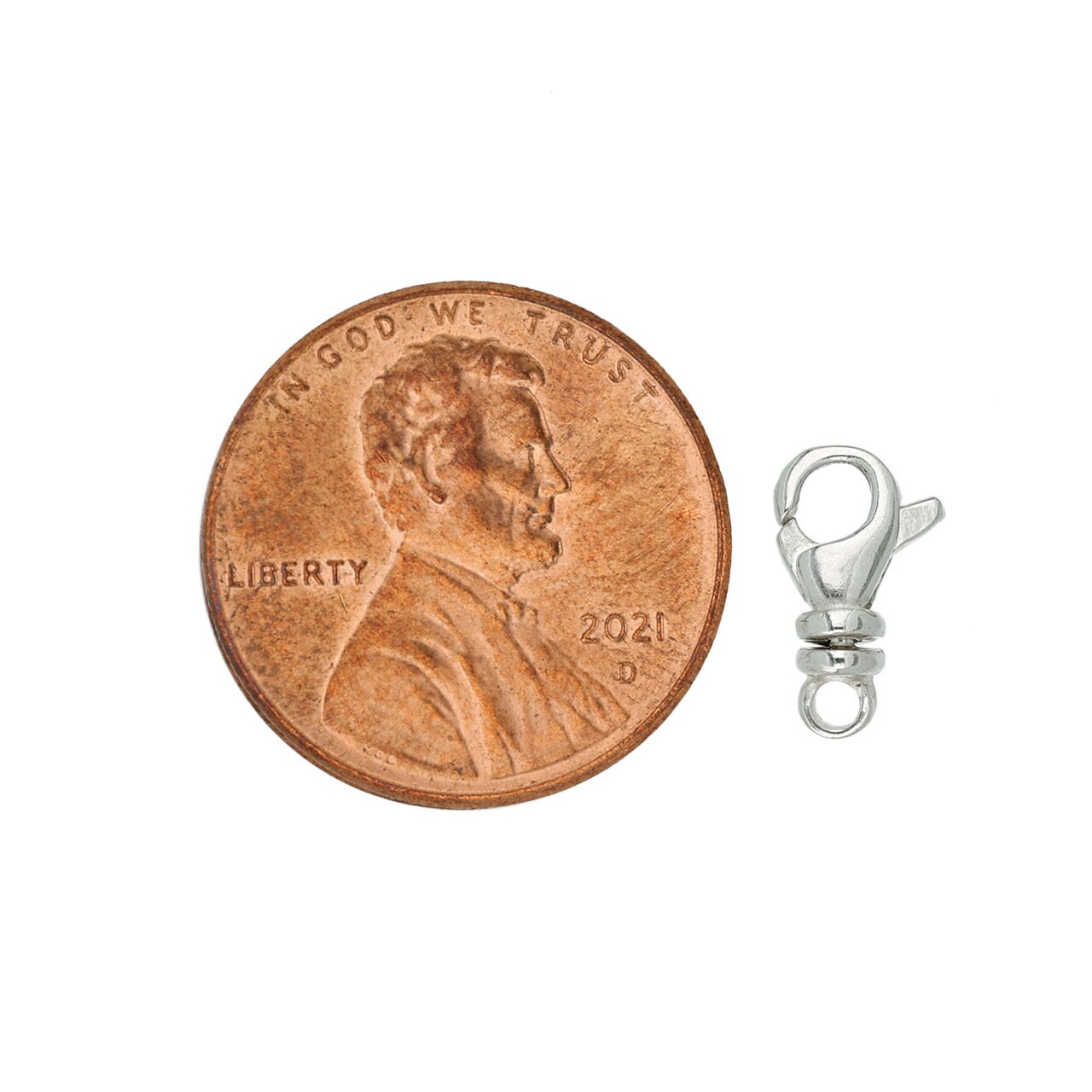 4.5x10.6 mm シルバー スイベルクラスプ (SS4002710) 1個 - Etsy 日本