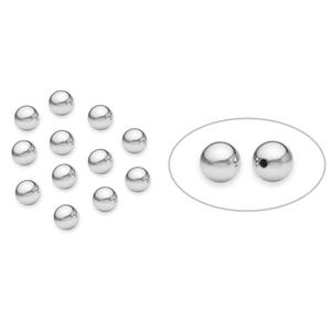 5 mm 25 Beads Pack Sterling Silver Seamless Round Beads (SS402005) Priced Per 25 Beads