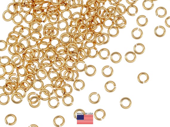 14K Gold Filled Open Jump Rings 22 Gauge 3mm - 20Pcs