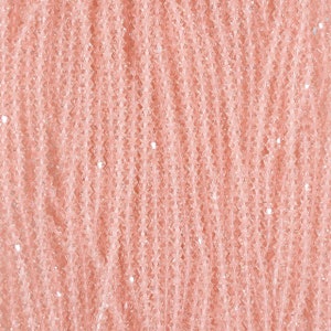 3mm Bicone Faceted Glass Beads - Pink Lemonade(GLBC300122)